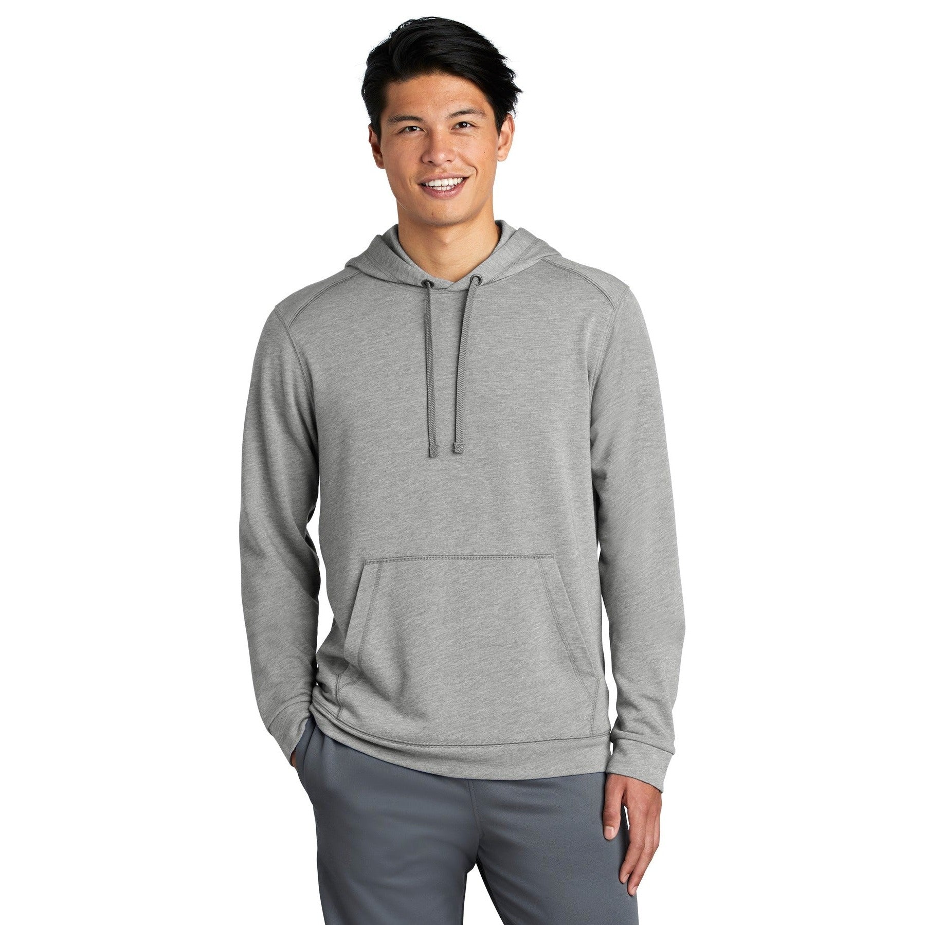 Sport-Tek-Sport-Tek ® PosiCharge ® Tri-Blend Wicking Fleece Hooded Pullover. ST296-MedTech-3