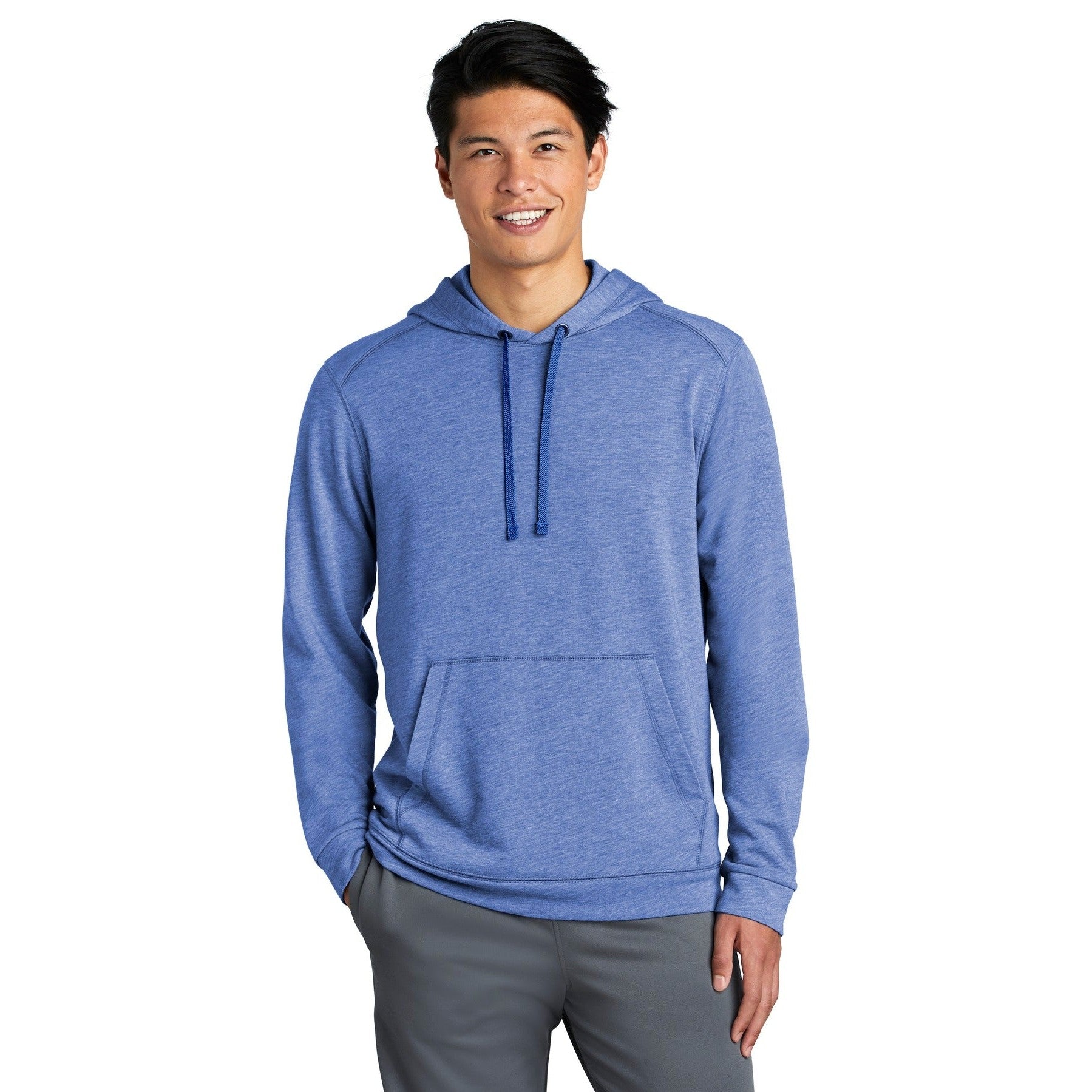 Sport-Tek-Sport-Tek ® PosiCharge ® Tri-Blend Wicking Fleece Hooded Pullover. ST296-MedTech-5