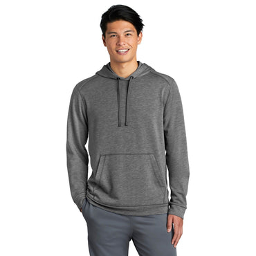 Sport-Tek-Sport-Tek ® PosiCharge ® Tri-Blend Wicking Fleece Hooded Pullover. ST296-MedTech-2