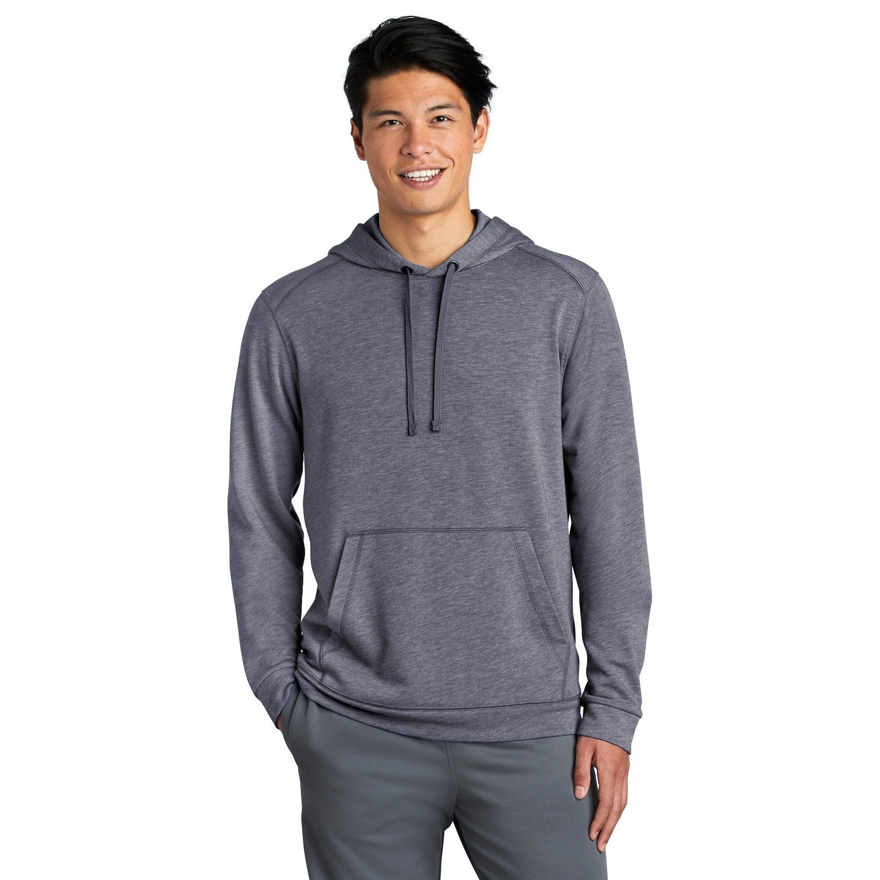 Sport-Tek-Sport-Tek ® PosiCharge ® Tri-Blend Wicking Fleece Hooded Pullover. ST296-MedTech-4