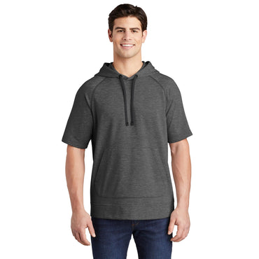 Sport-Tek-Sport-Tek ® PosiCharge ® Tri-Blend Wicking Fleece Short Sleeve Hooded Pullover ST297-MedTech-2