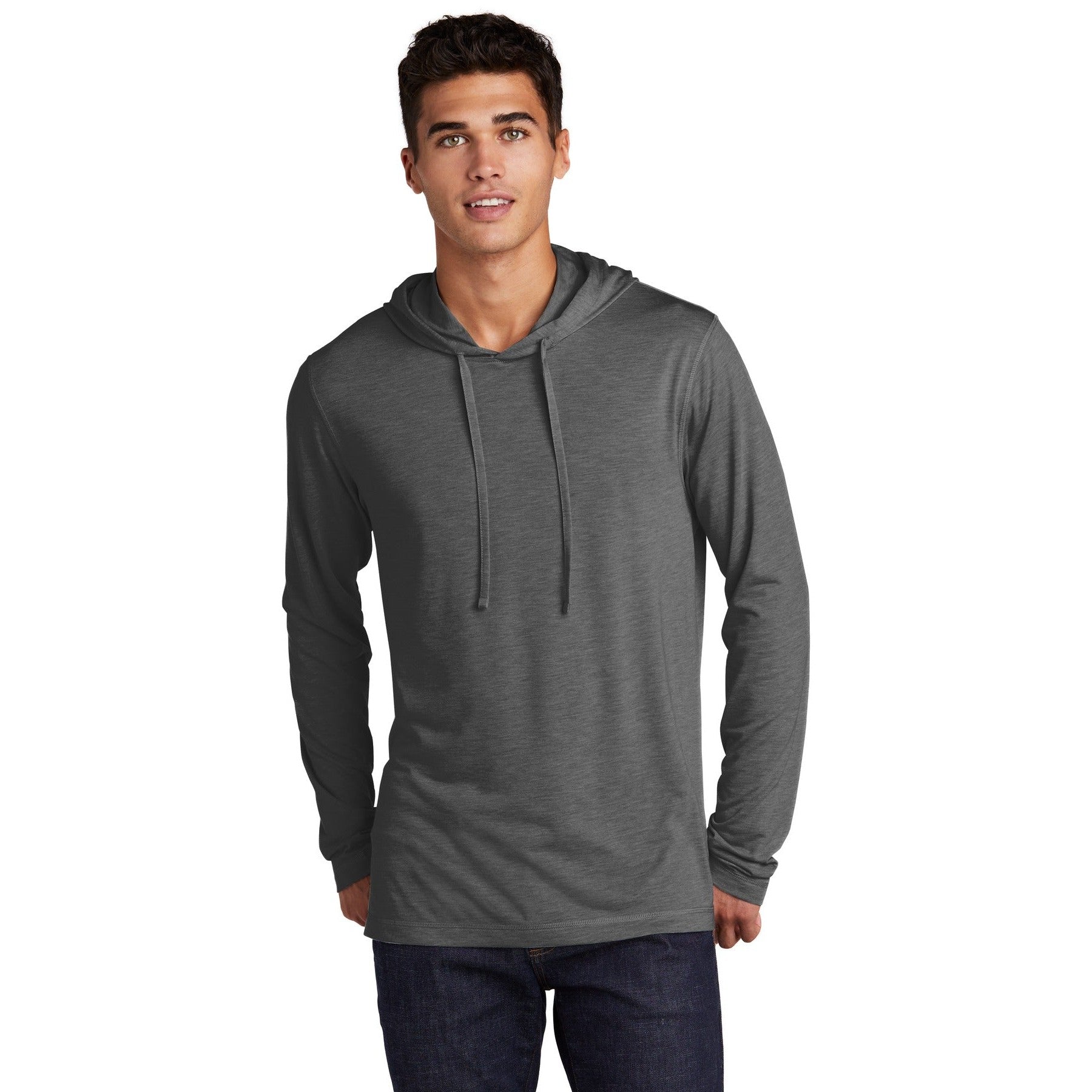 Sport-Tek-Sport-Tek ® PosiCharge ® Tri-Blend Wicking Long Sleeve Hoodie ST406-MedTech-2