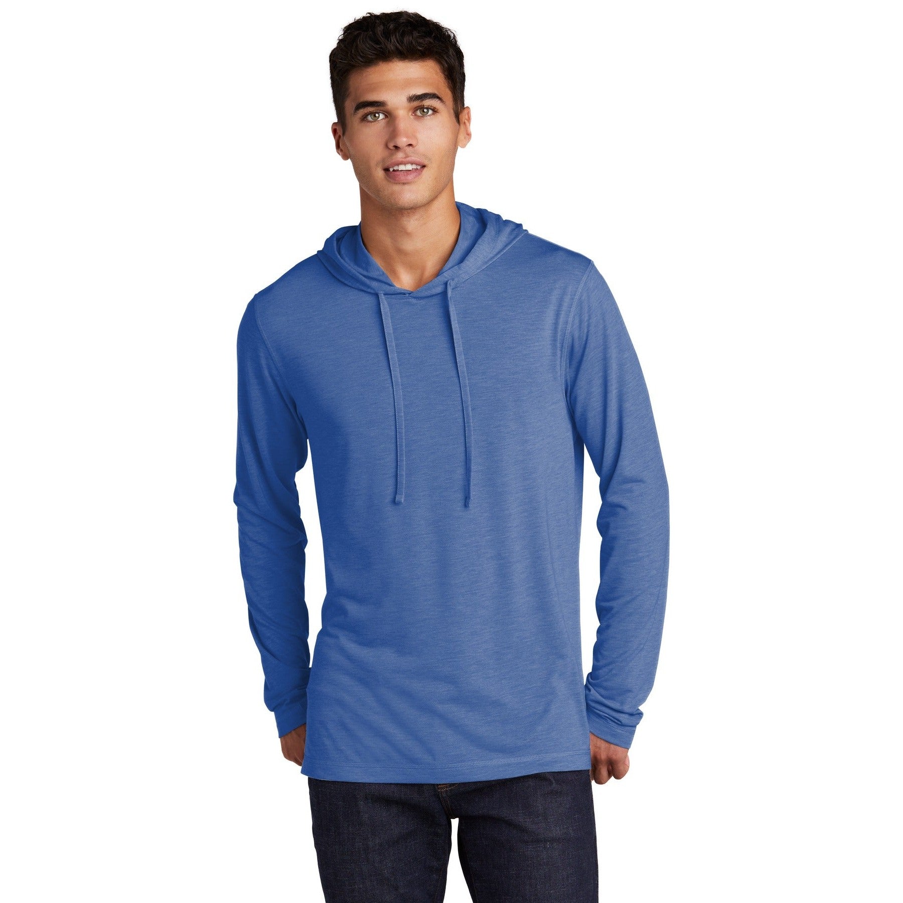 Sport-Tek-Sport-Tek ® PosiCharge ® Tri-Blend Wicking Long Sleeve Hoodie ST406-MedTech-5