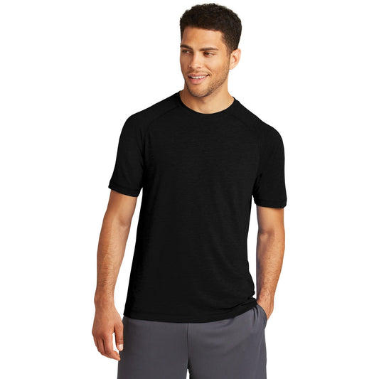 Sport-Tek-Sport-Tek ® PosiCharge ® Tri-Blend Wicking Raglan Tee. ST400-MedTech-1
