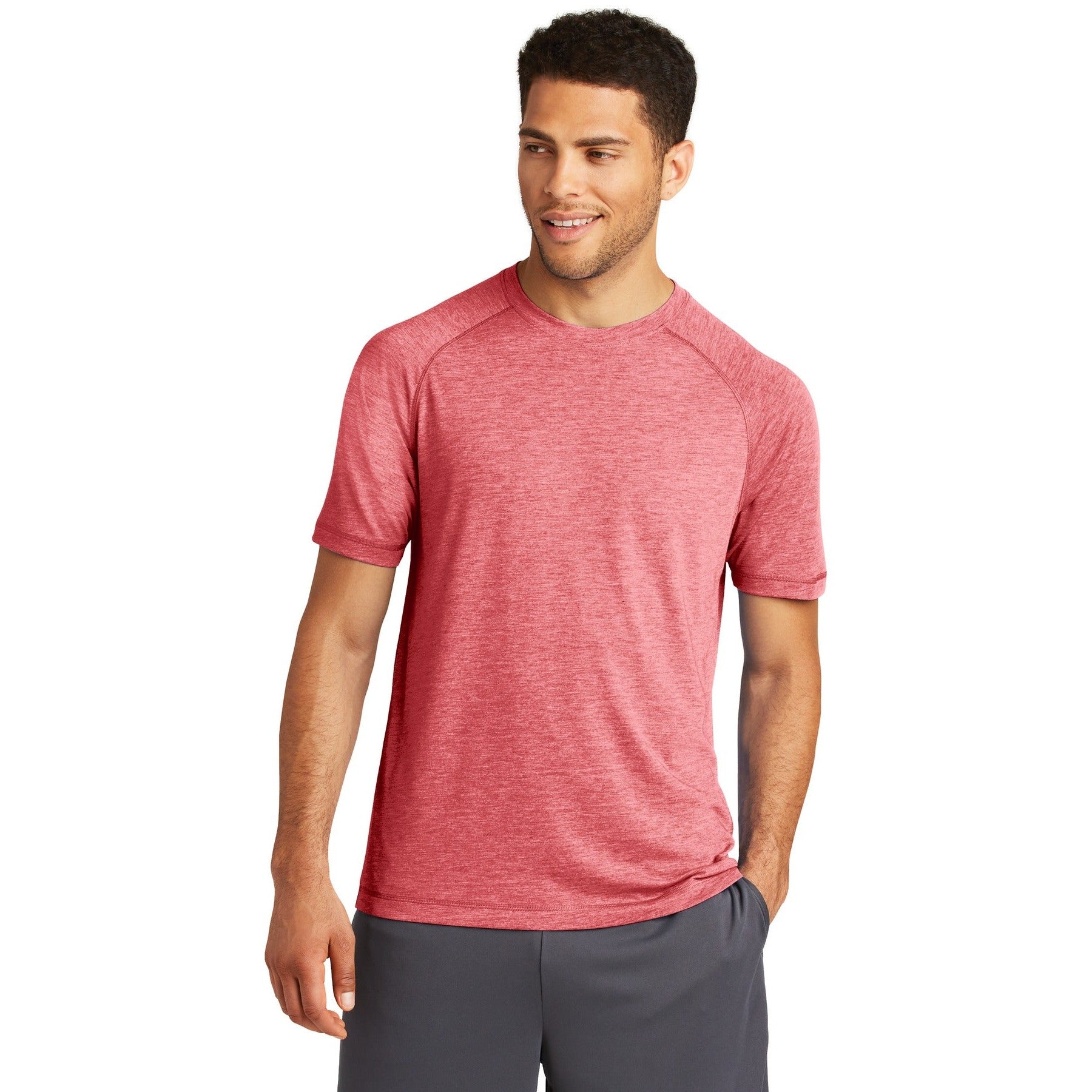 Sport-Tek-Sport-Tek ® PosiCharge ® Tri-Blend Wicking Raglan Tee. ST400-MedTech-12