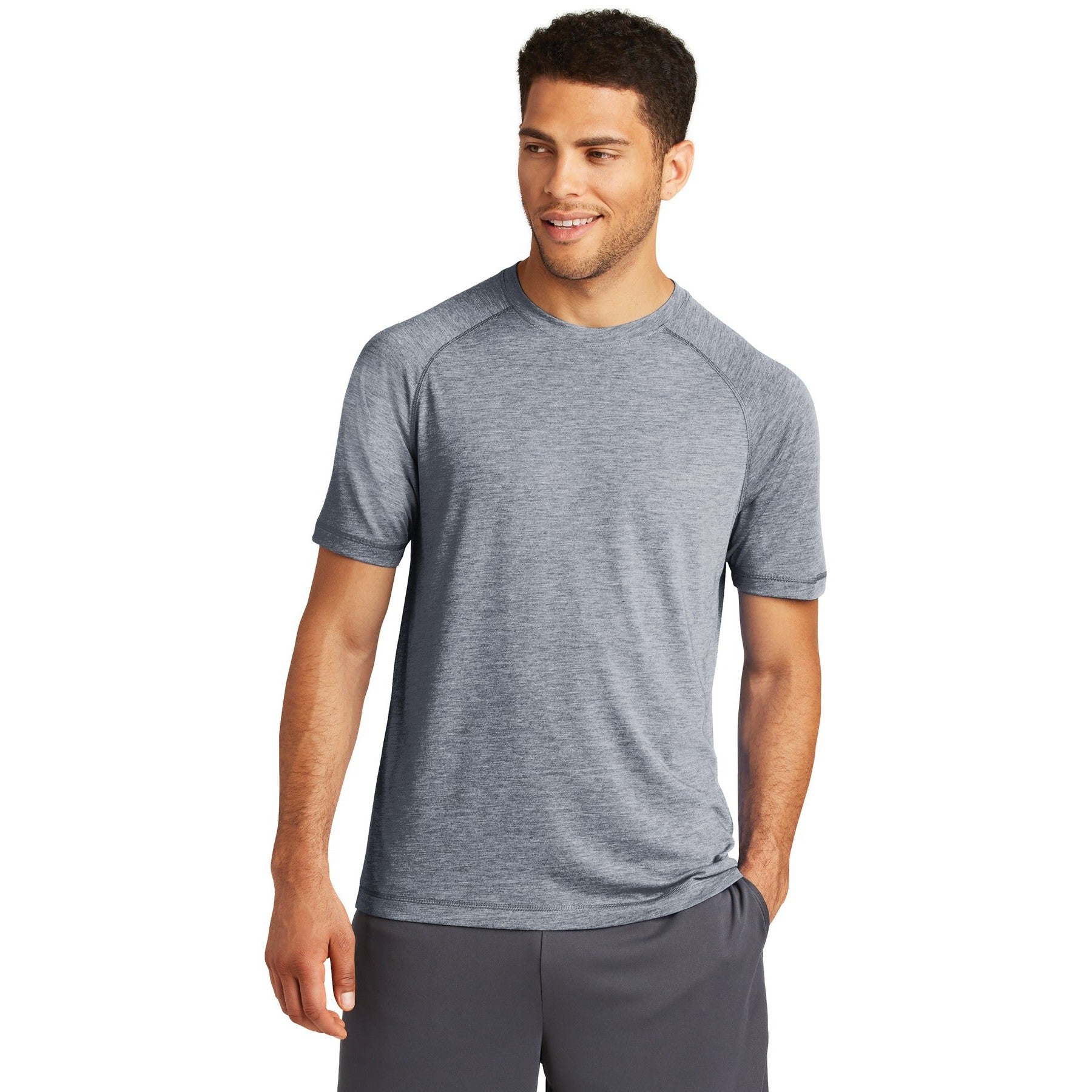 Sport-Tek-Sport-Tek ® PosiCharge ® Tri-Blend Wicking Raglan Tee. ST400-MedTech-10