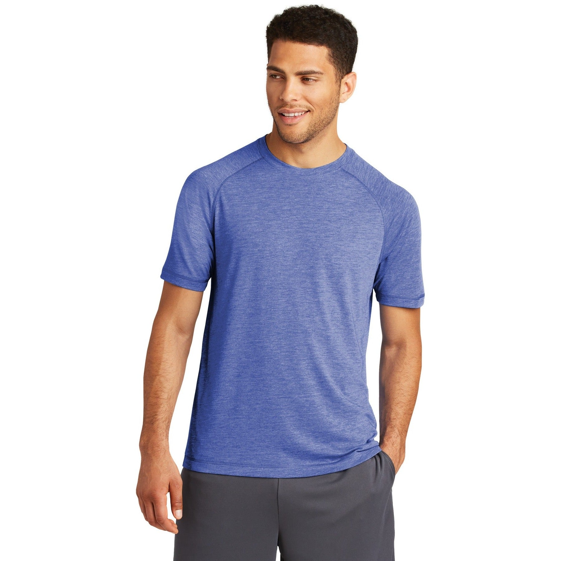 Sport-Tek-Sport-Tek ® PosiCharge ® Tri-Blend Wicking Raglan Tee. ST400-MedTech-14