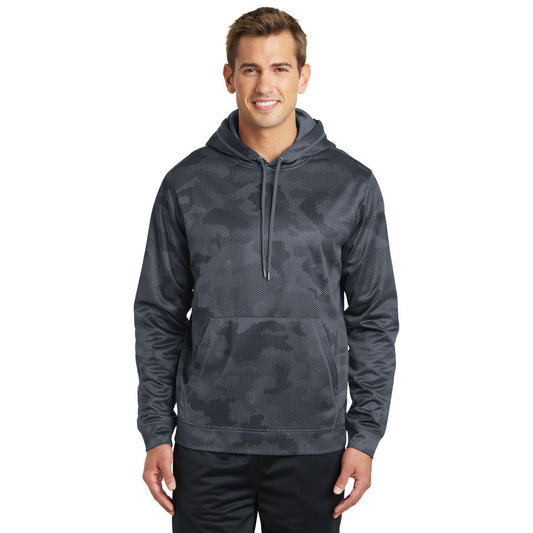 Sport-Tek-Sport-Tek® Sport-Wick® CamoHex Fleece Hooded Pullover. ST240-MedTech-1