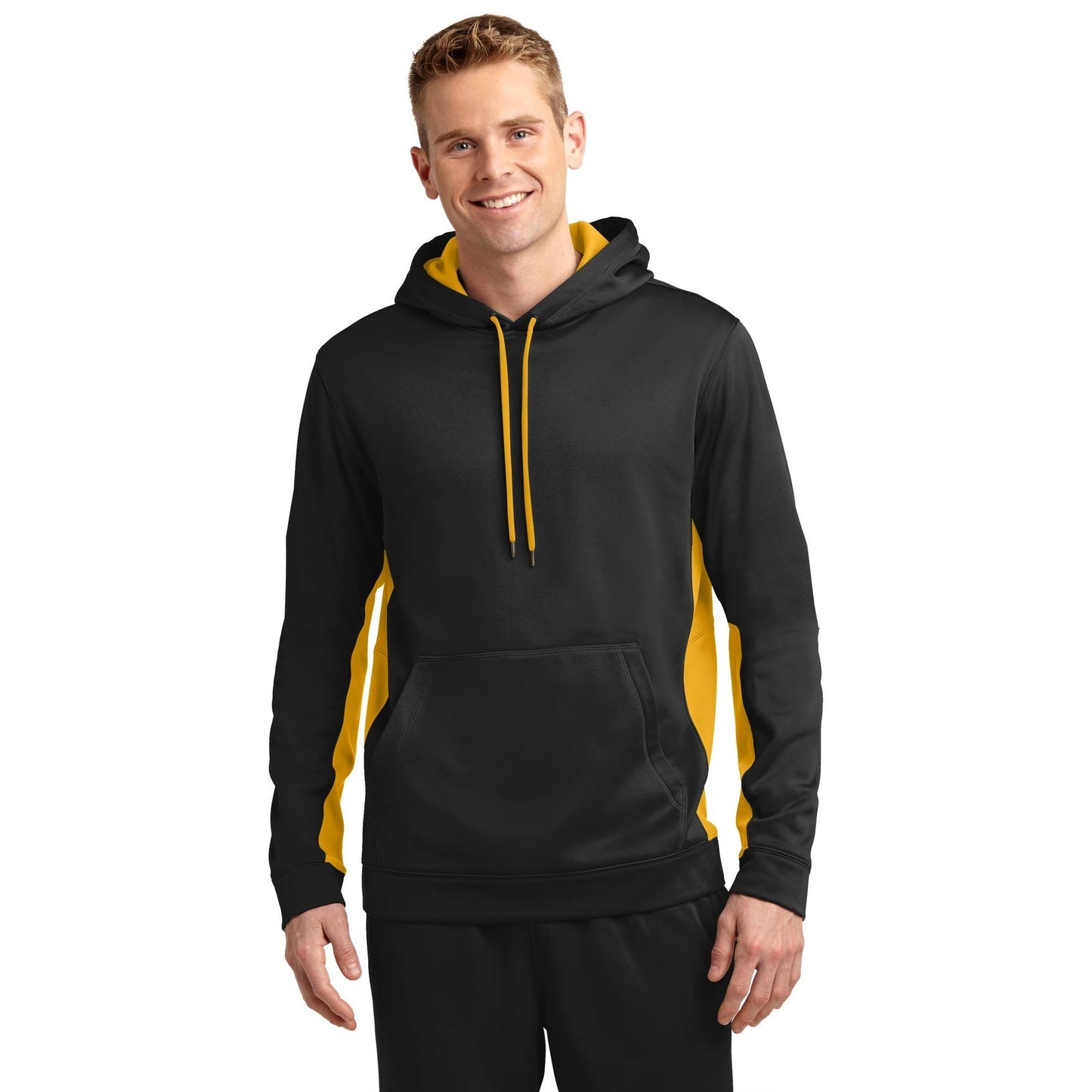 Sport-Tek-Sport-Tek® Sport-Wick® Fleece Colorblock Hooded Pullover. ST235-MedTech-4