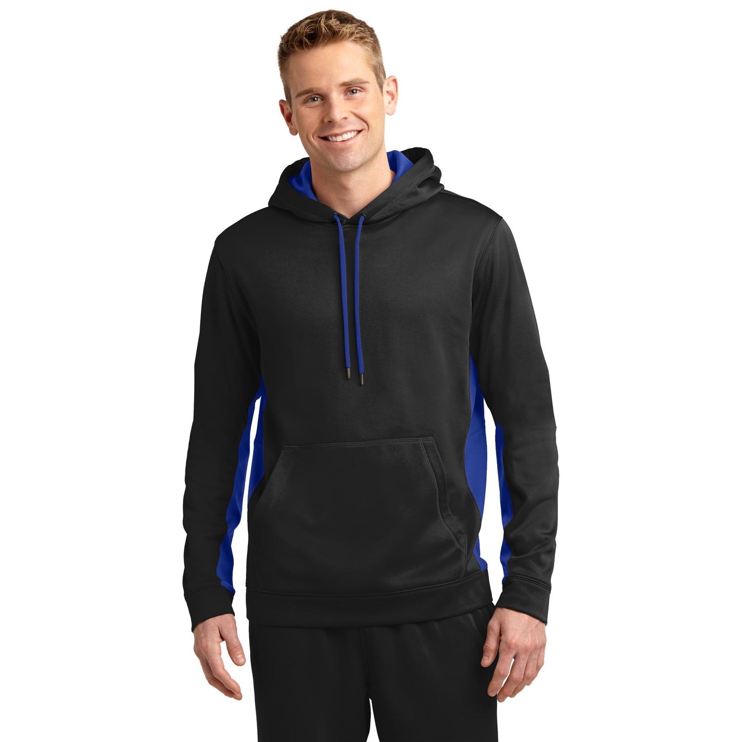 Sport-Tek-Sport-Tek® Sport-Wick® Fleece Colorblock Hooded Pullover. ST235-MedTech-5