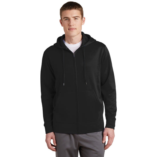 Sport-Tek-Sport-Tek® Sport-Wick® Fleece Full-Zip Hooded Jacket. ST238-MedTech-1