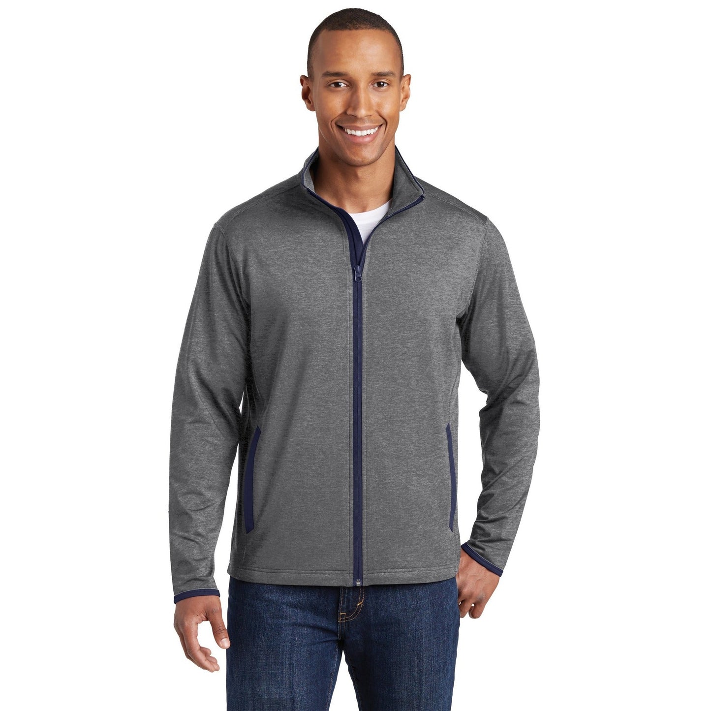 Sport-Tek-Sport-Tek® Sport-Wick® Stretch Contrast Full-Zip Jacket. ST853-MedTech-6