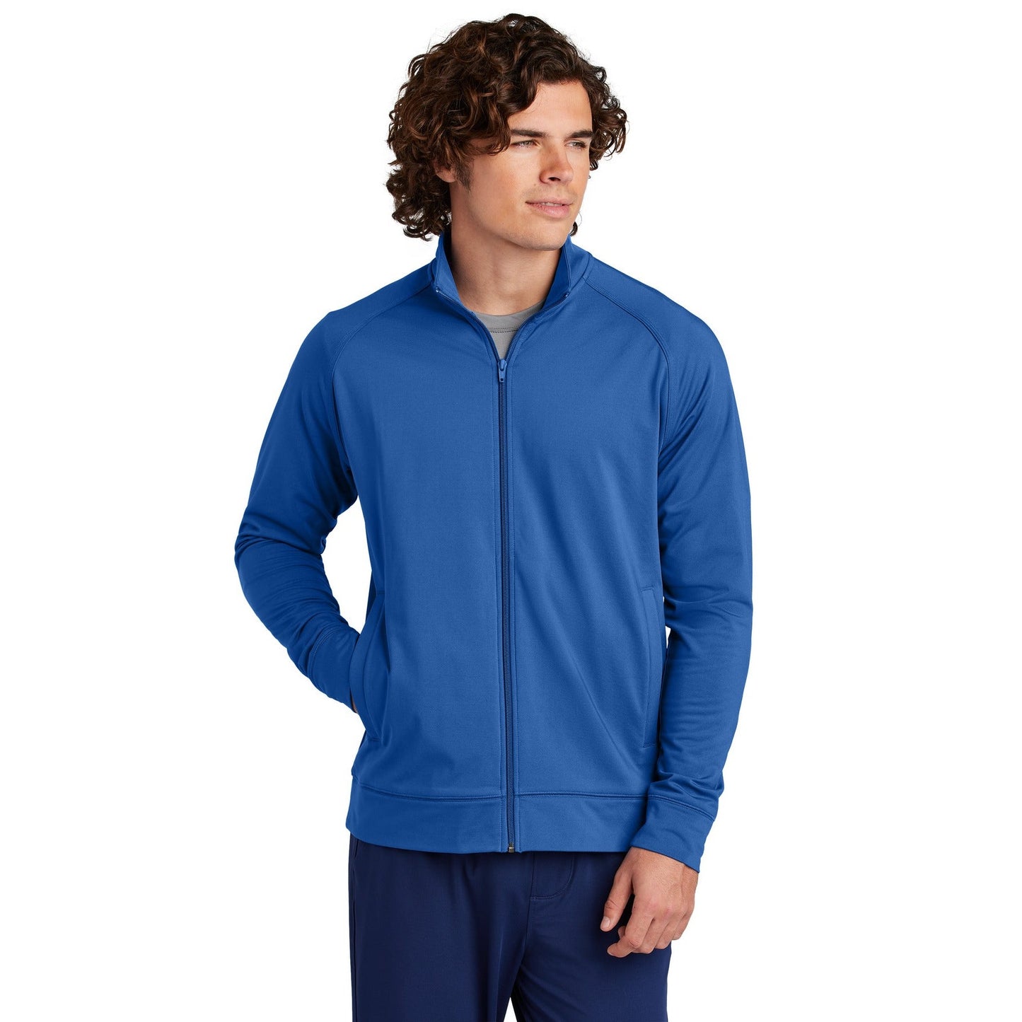 Sport-Tek-Sport-Tek® Sport-Wick® Stretch Full-Zip Cadet Jacket ST857-MedTech-6