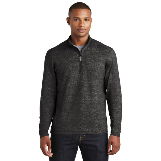 Sport-Tek-Sport-Tek ® Sport-Wick ® Stretch Reflective Heather 1/2-Zip Pullover. ST855-MedTech-1