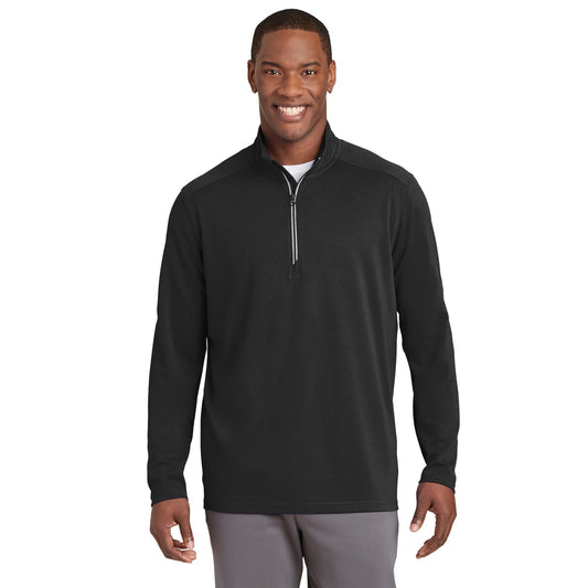 Sport-Tek-Sport-Tek® Sport-Wick® Textured 1/4-Zip Pullover. ST860-MedTech-1