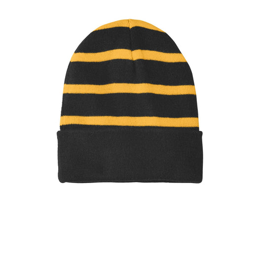 Sport-Tek-Sport-Tek® Striped Beanie with Solid Band. STC31-MedTech-1