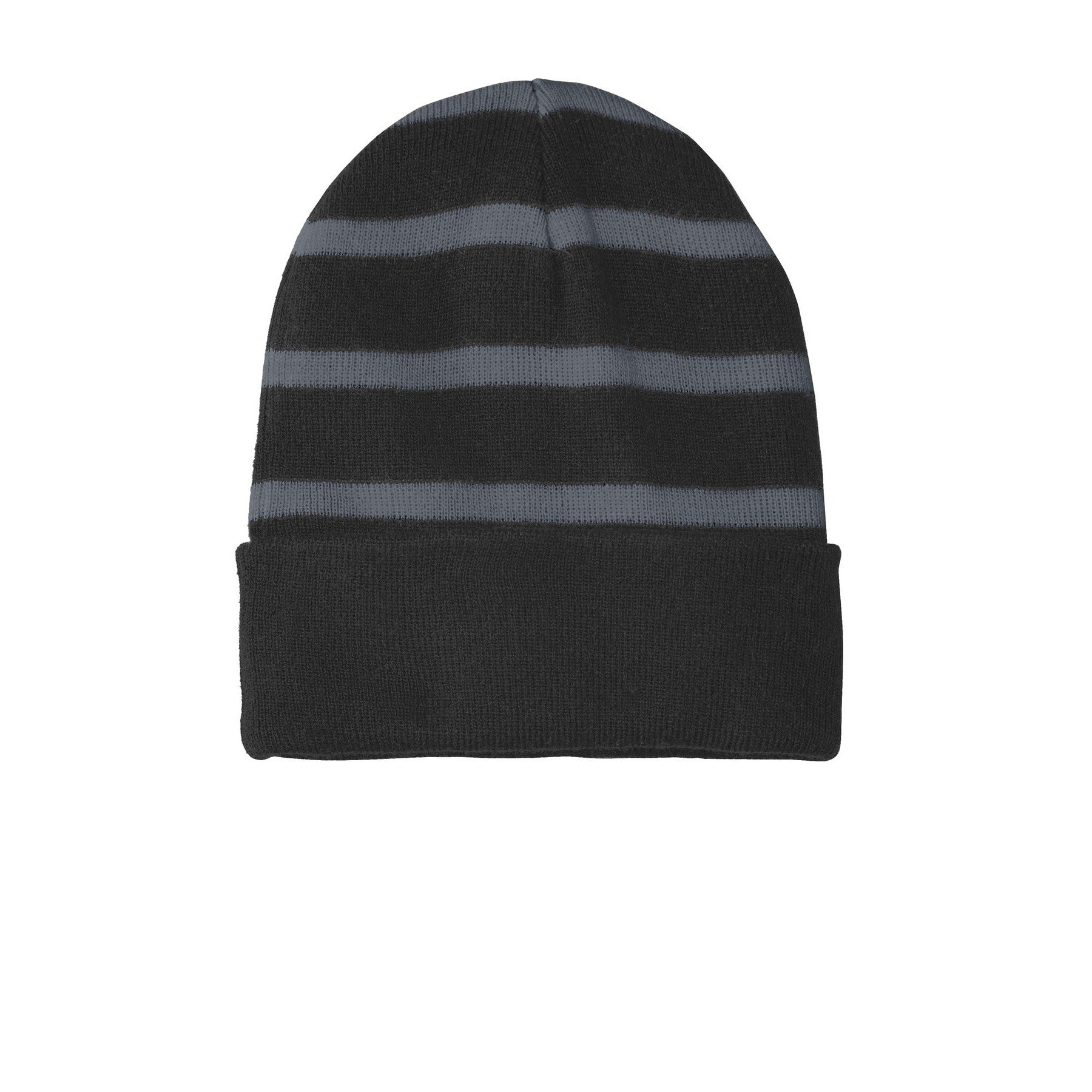 Sport-Tek-Sport-Tek® Striped Beanie with Solid Band. STC31-MedTech-2