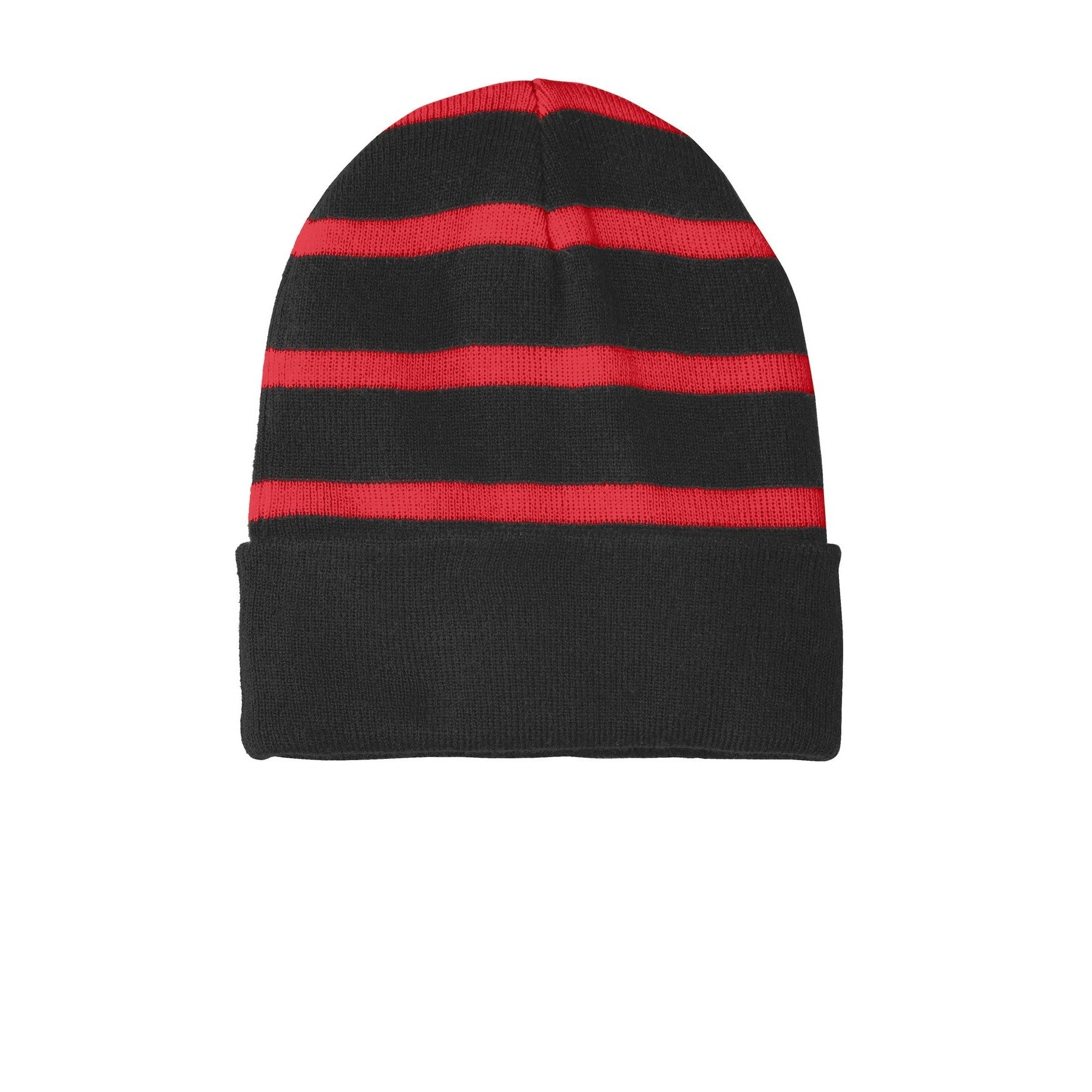 Sport-Tek-Sport-Tek® Striped Beanie with Solid Band. STC31-MedTech-3