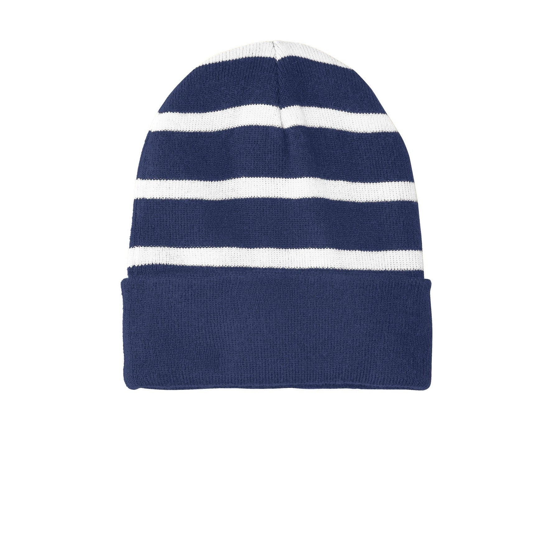 Sport-Tek-Sport-Tek® Striped Beanie with Solid Band. STC31-MedTech-8