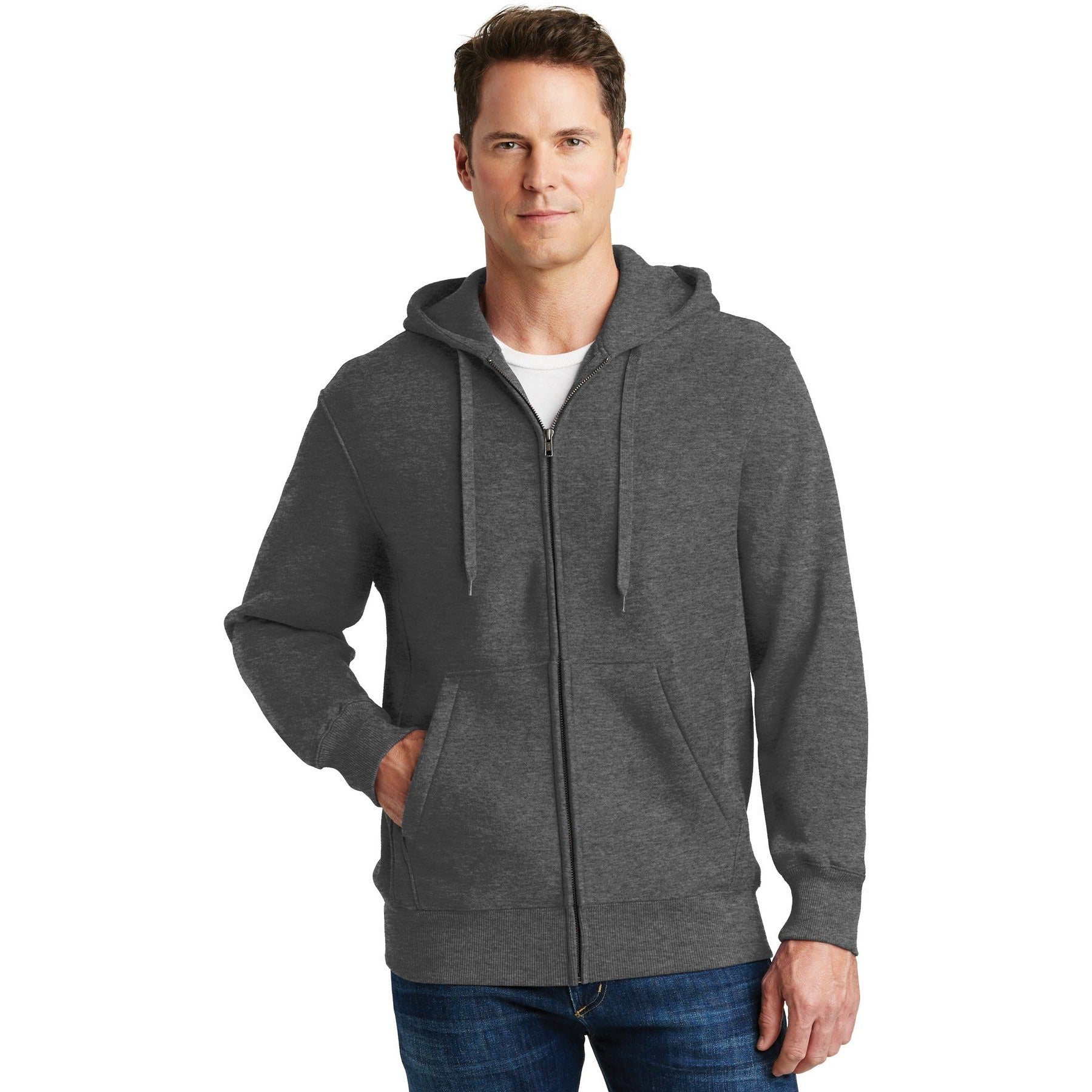 Sport-Tek-Sport-Tek® Super Heavyweight Full-Zip Hooded Sweatshirt. F282-MedTech-4