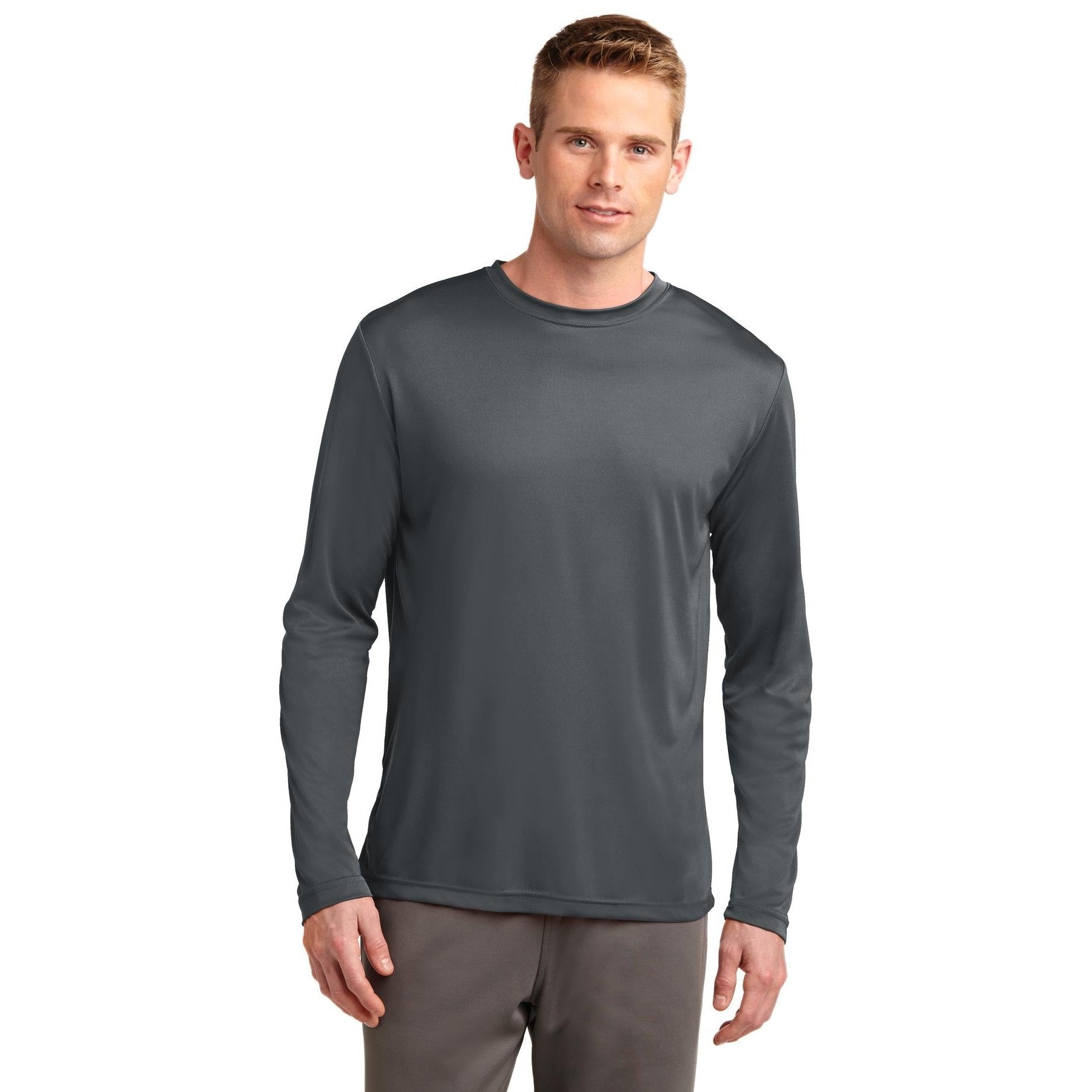 Sport-Tek-Sport-Tek® Tall Long Sleeve PosiCharge® Competitor™ Tee. TST350LS-MedTech-5