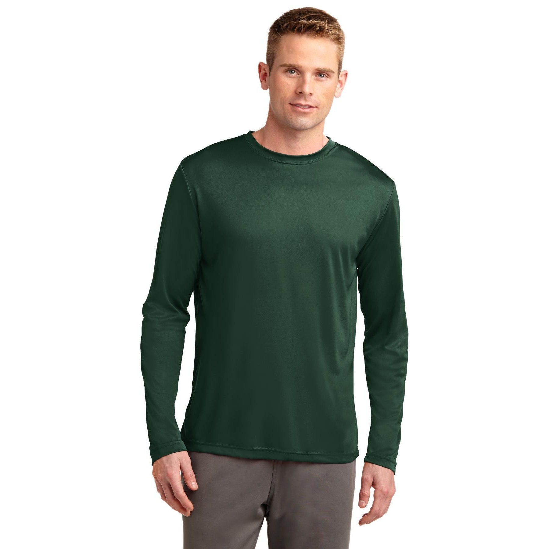 Sport-Tek-Sport-Tek® Tall Long Sleeve PosiCharge® Competitor™ Tee. TST350LS-MedTech-4