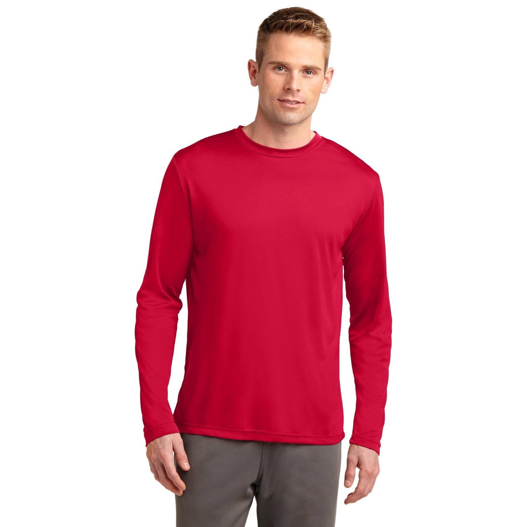 Sport-Tek-Sport-Tek® Tall Long Sleeve PosiCharge® Competitor™ Tee. TST350LS-MedTech-12