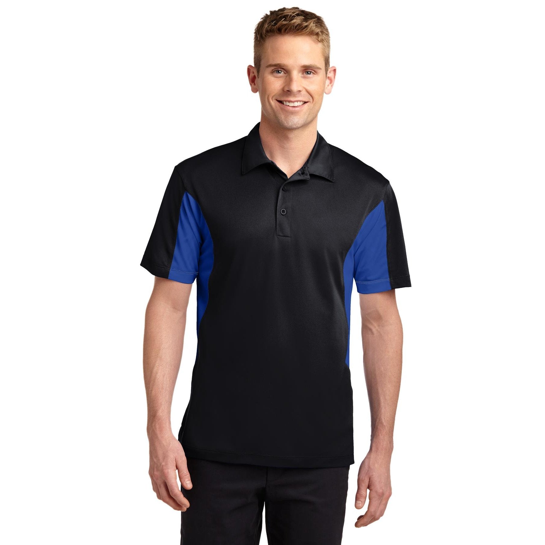 Sport-Tek-Sport-Tek® Tall Side Blocked Micropique Sport-Wick® Polo. TST655-MedTech-5