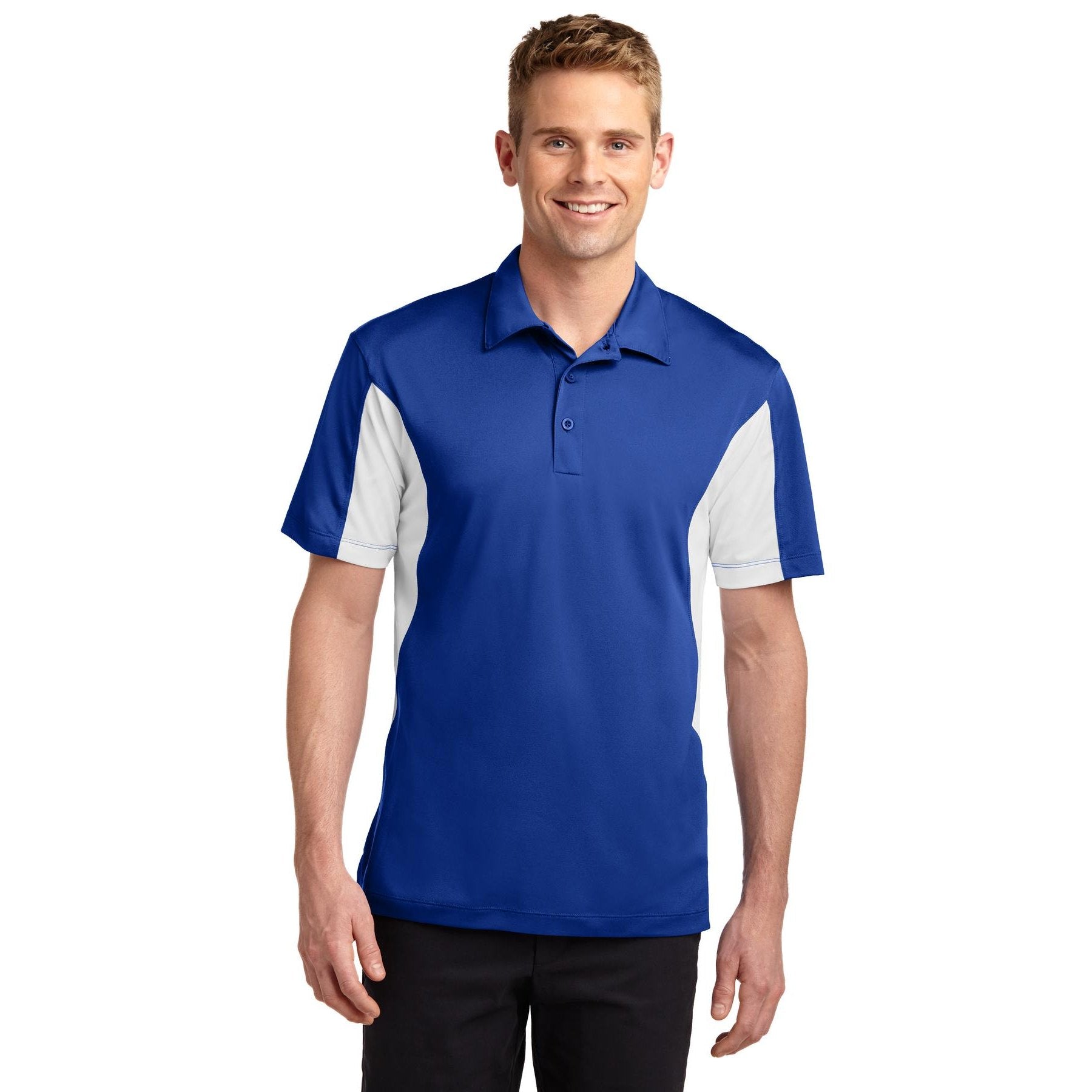 Sport-Tek-Sport-Tek® Tall Side Blocked Micropique Sport-Wick® Polo. TST655-MedTech-11