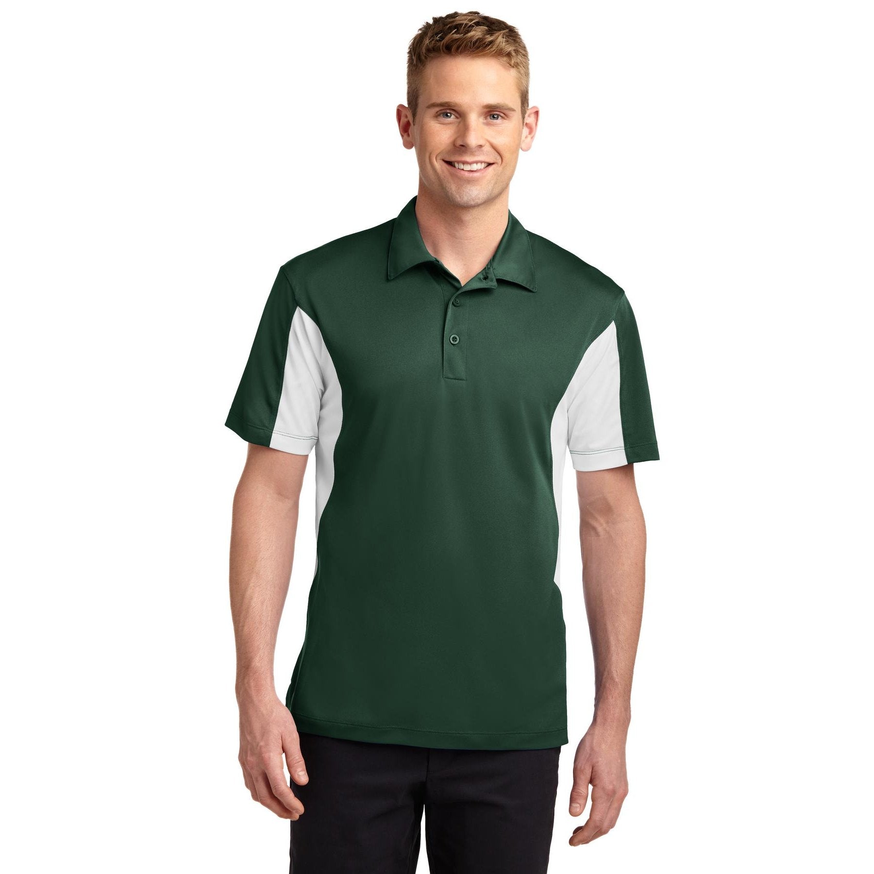 Sport-Tek-Sport-Tek® Tall Side Blocked Micropique Sport-Wick® Polo. TST655-MedTech-7
