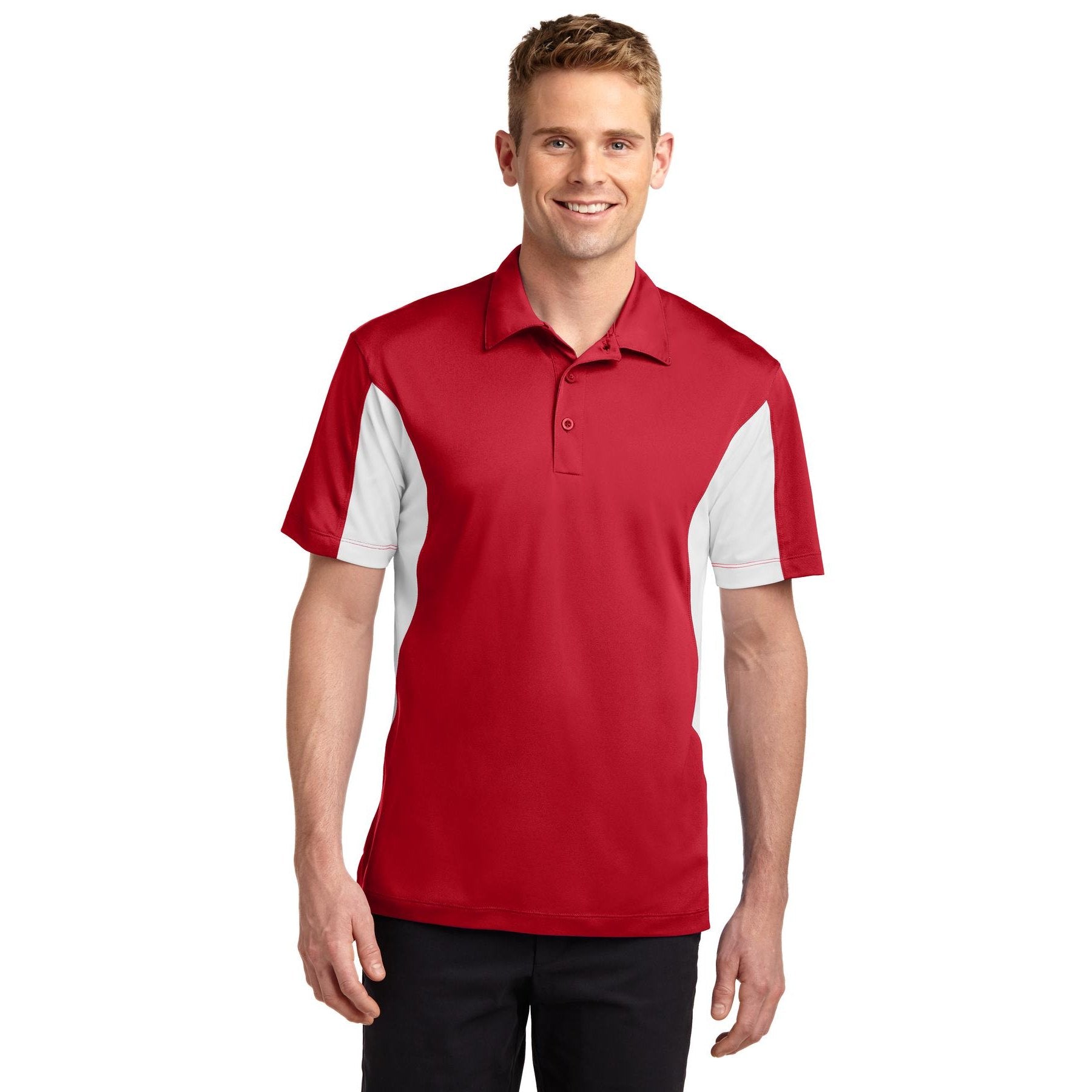 Sport-Tek-Sport-Tek® Tall Side Blocked Micropique Sport-Wick® Polo. TST655-MedTech-10