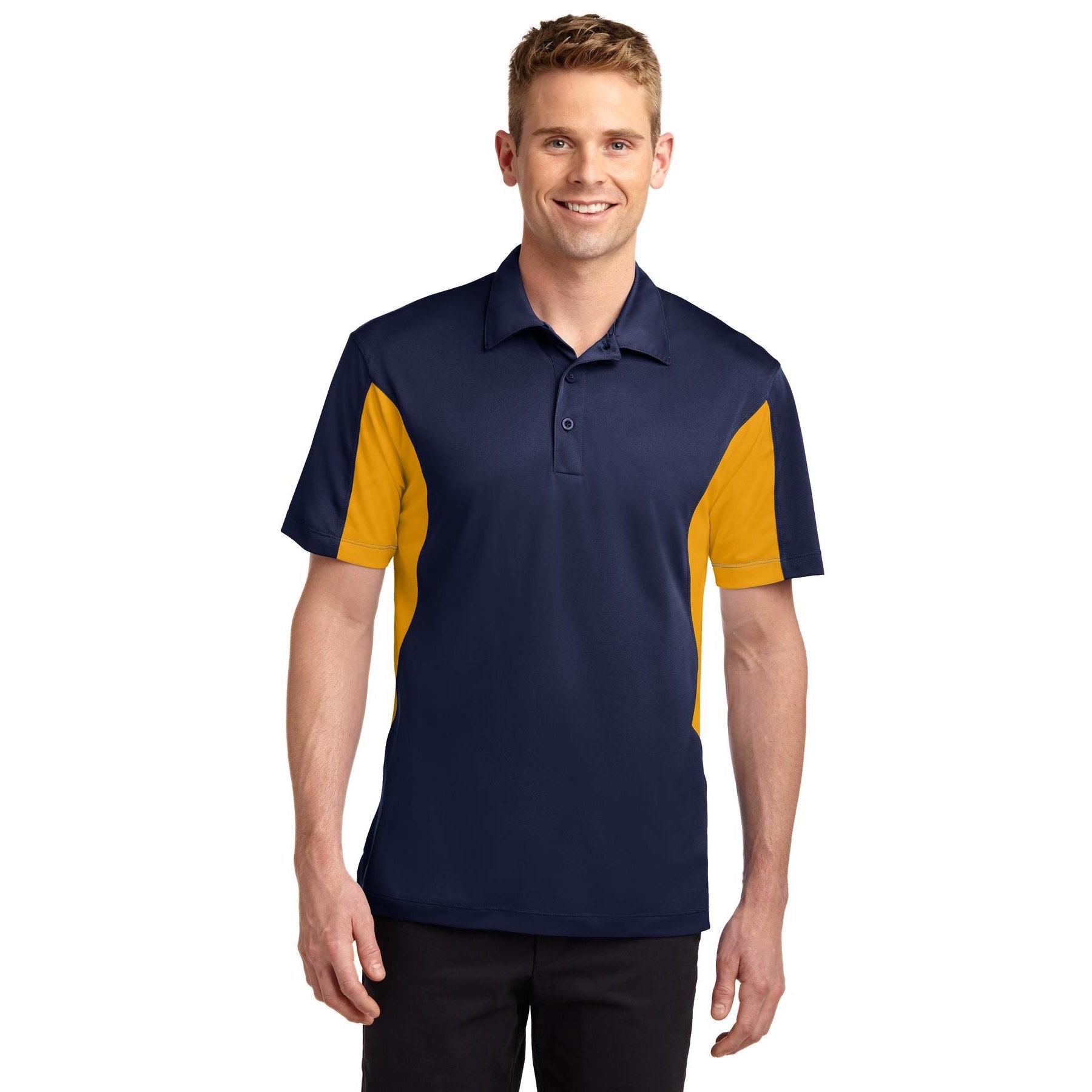 Sport-Tek-Sport-Tek® Tall Side Blocked Micropique Sport-Wick® Polo. TST655-MedTech-8