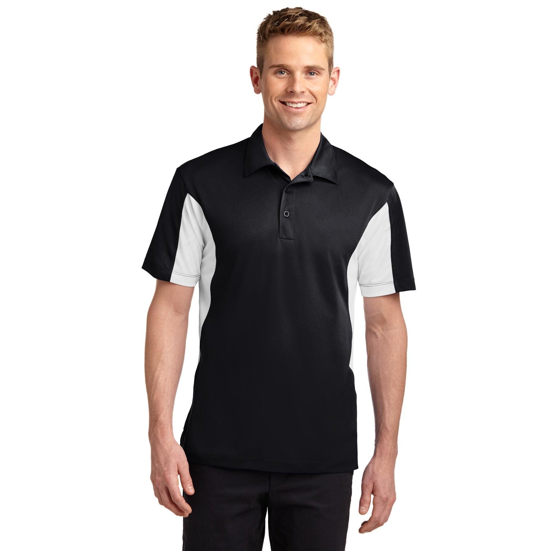 Sport-Tek-Sport-Tek® Tall Side Blocked Micropique Sport-Wick® Polo. TST655-MedTech-6