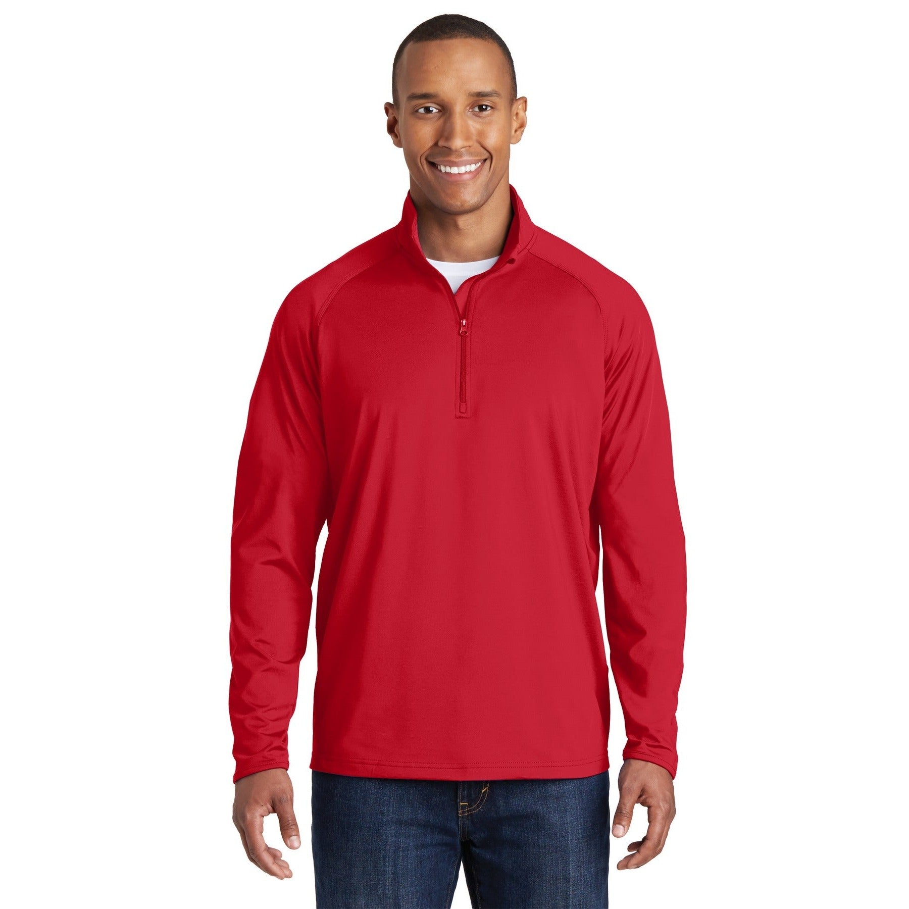 Sport-Tek-Sport-Tek® Tall Sport-Wick® Stretch 1/4-Zip Pullover. TST850-MedTech-6