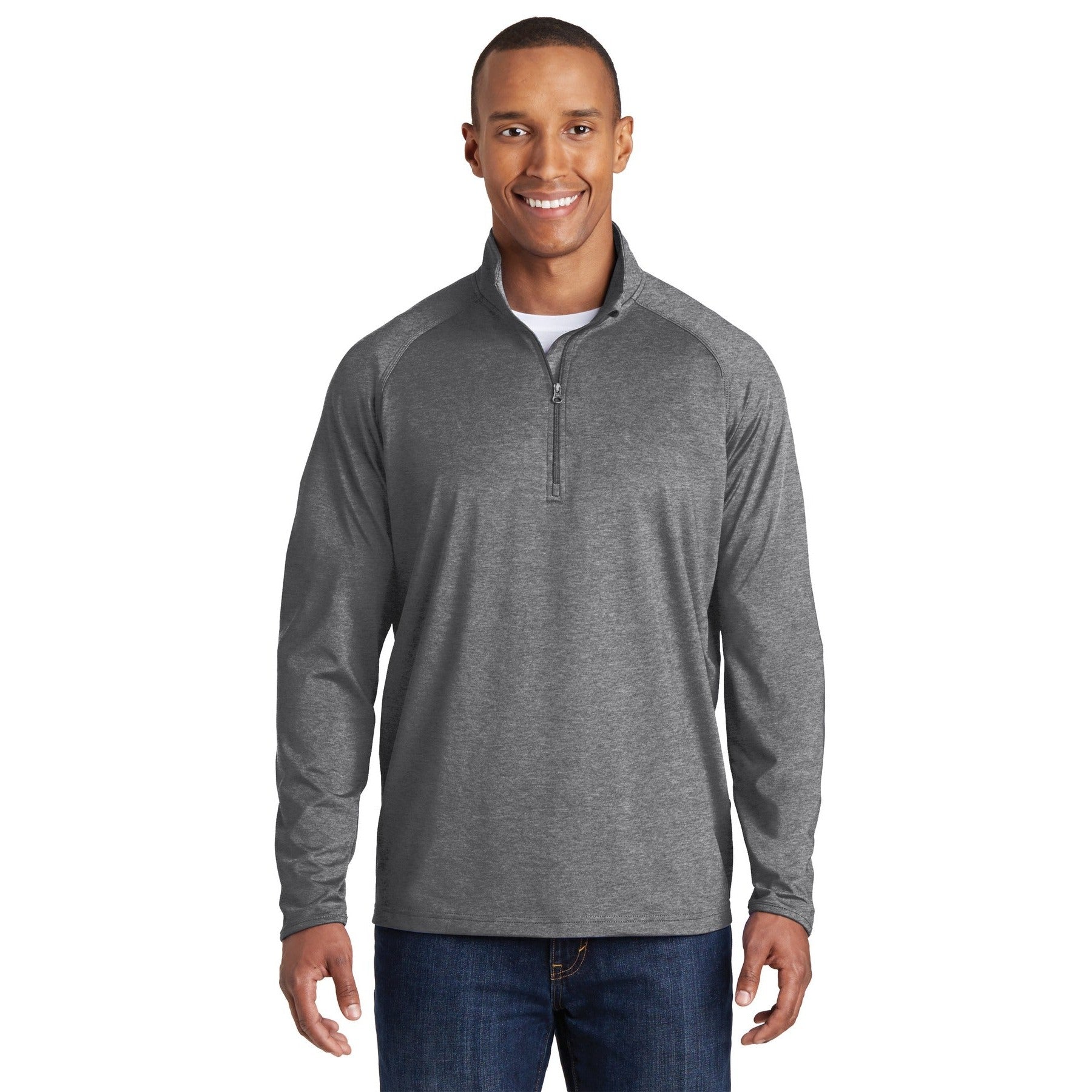 Sport-Tek-Sport-Tek® Tall Sport-Wick® Stretch 1/4-Zip Pullover. TST850-MedTech-3