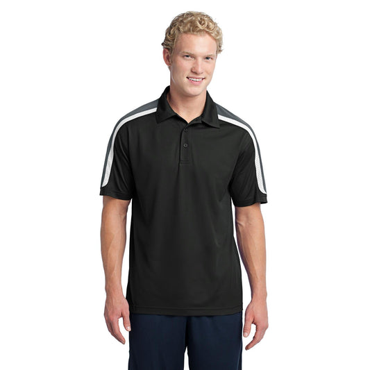Sport-Tek-Sport-Tek® Tricolor Shoulder Micropique Sport-Wick® Polo. ST658-MedTech-1