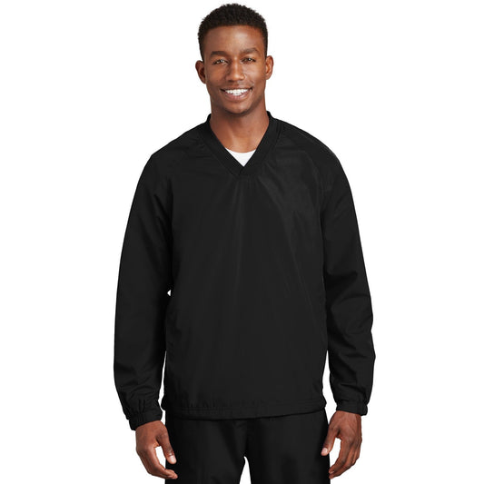 Sport-Tek-Sport-Tek® V-Neck Raglan Wind Shirt. JST72-MedTech-1