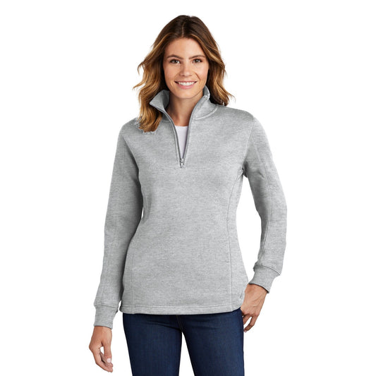 Sport-Tek-Sport-Tek® Women's 1/4-Zip Sweatshirt. LST253-MedTech-1