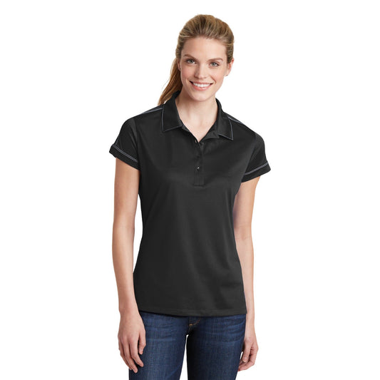 Sport-Tek-Sport-Tek® Women's Contrast Stitch Micropique Sport-Wick® Polo. LST659-MedTech-1