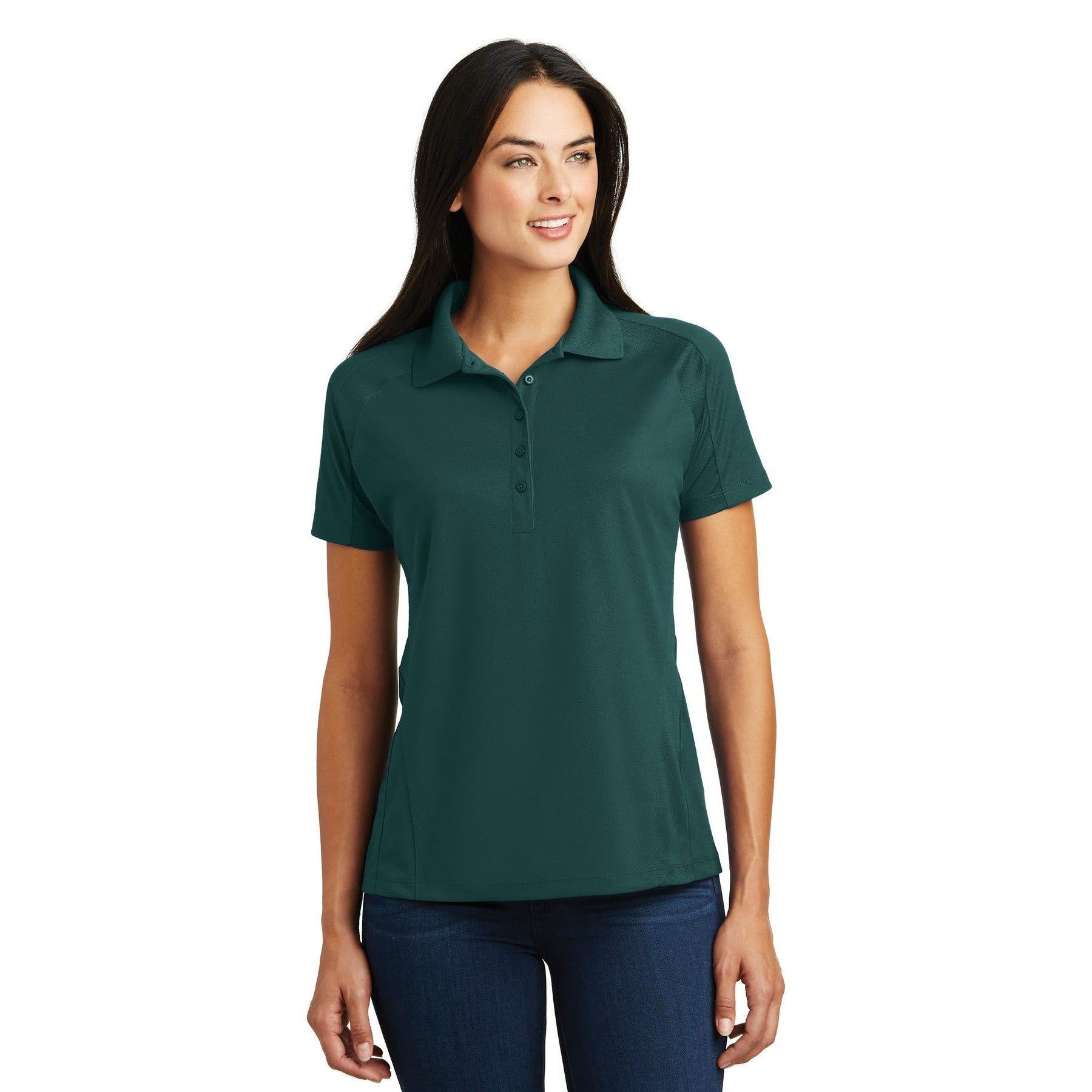 Sport-Tek-Sport-Tek® Women's Dri-Mesh® Pro Polo. L474-MedTech-3