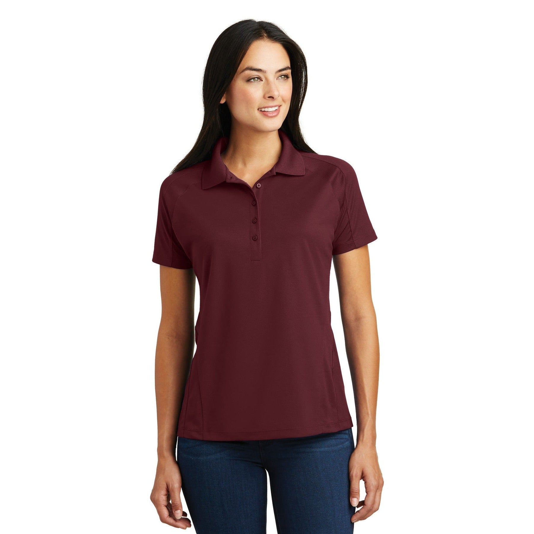 Sport-Tek-Sport-Tek® Women's Dri-Mesh® Pro Polo. L474-MedTech-5