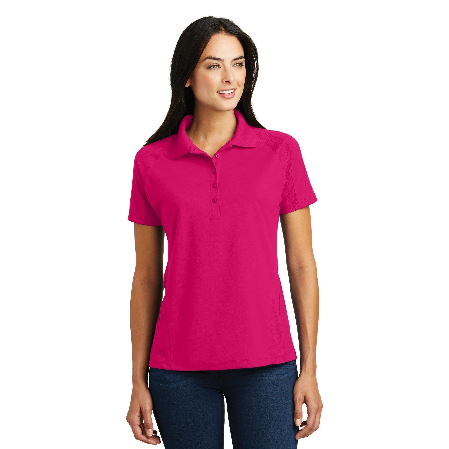 Sport-Tek-Sport-Tek® Women's Dri-Mesh® Pro Polo. L474-MedTech-7