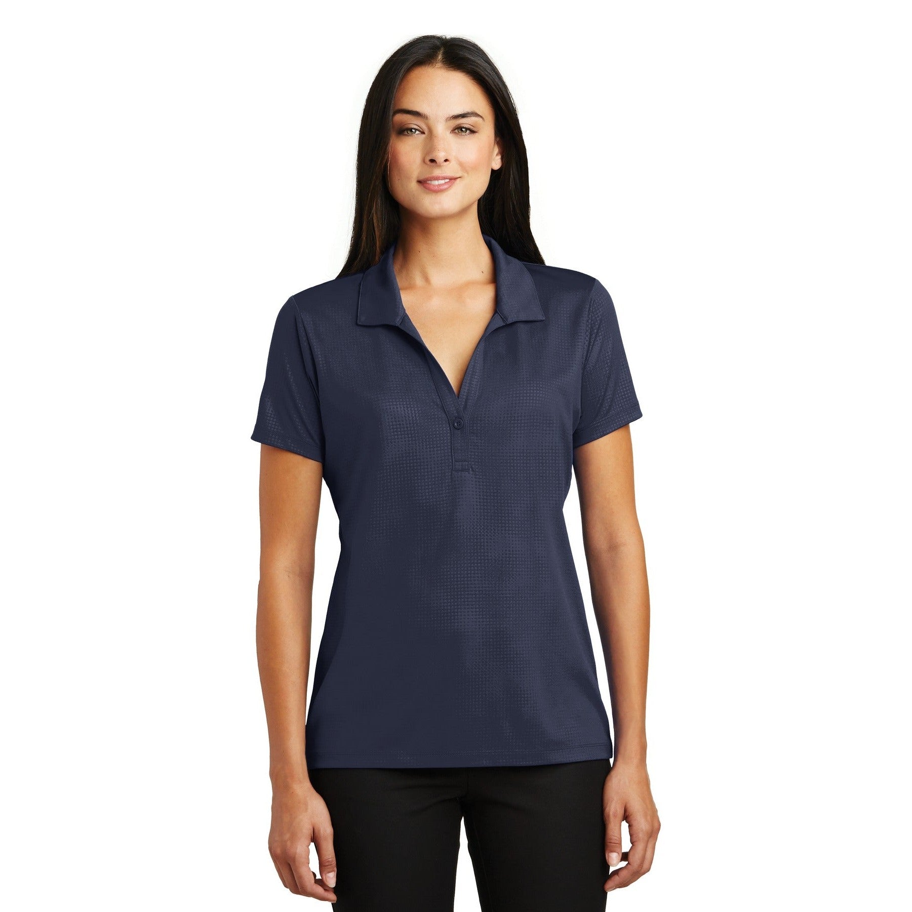 Sport-Tek-Sport-Tek® Women's Embossed PosiCharge® Tough Polo®. LST630-MedTech-4