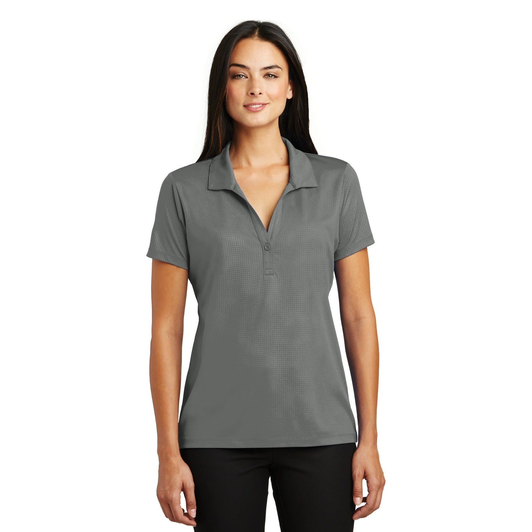 Sport-Tek-Sport-Tek® Women's Embossed PosiCharge® Tough Polo®. LST630-MedTech-2