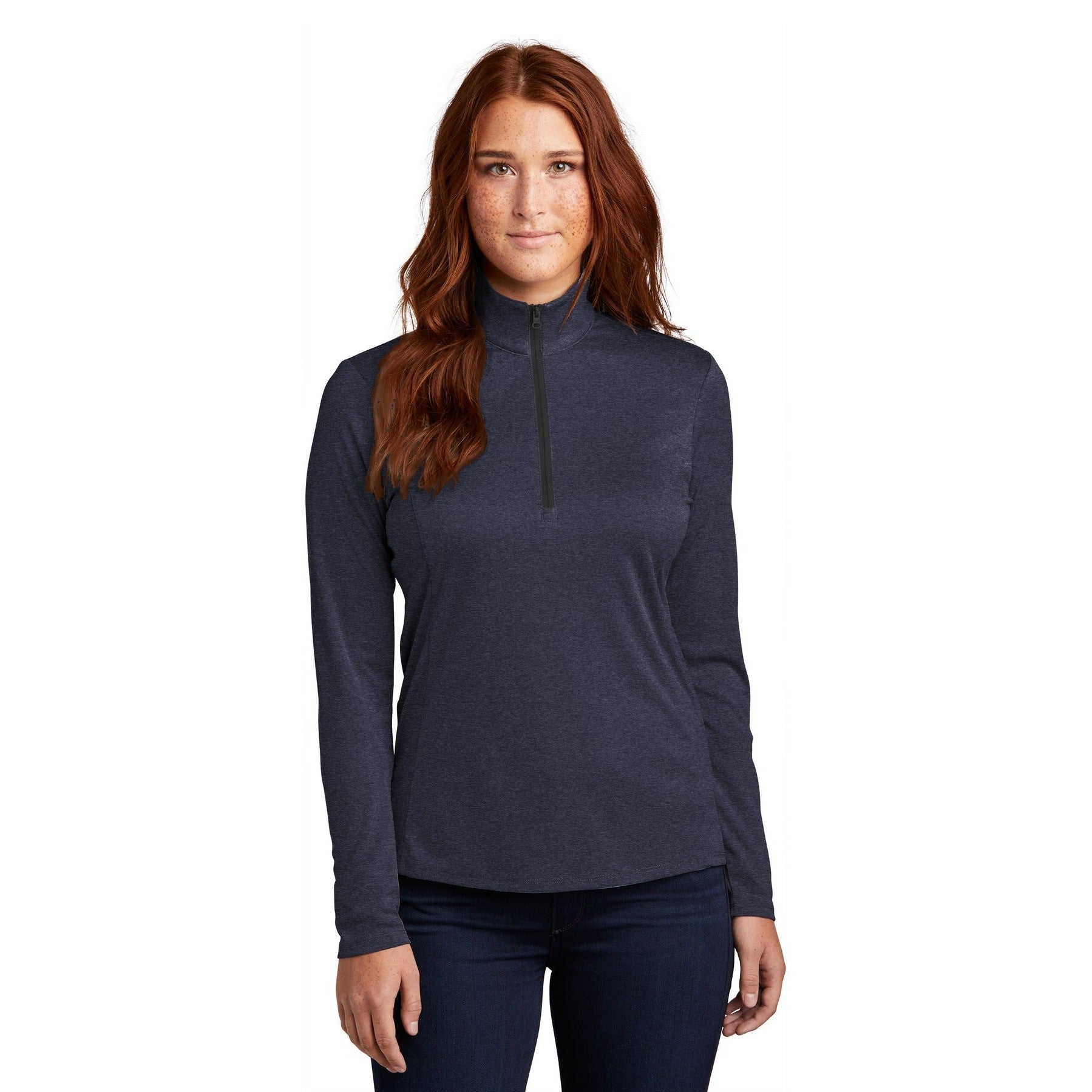 Sport-Tek-Sport-Tek ® Women's Endeavor 1/2-Zip Pullover. LST469-MedTech-3