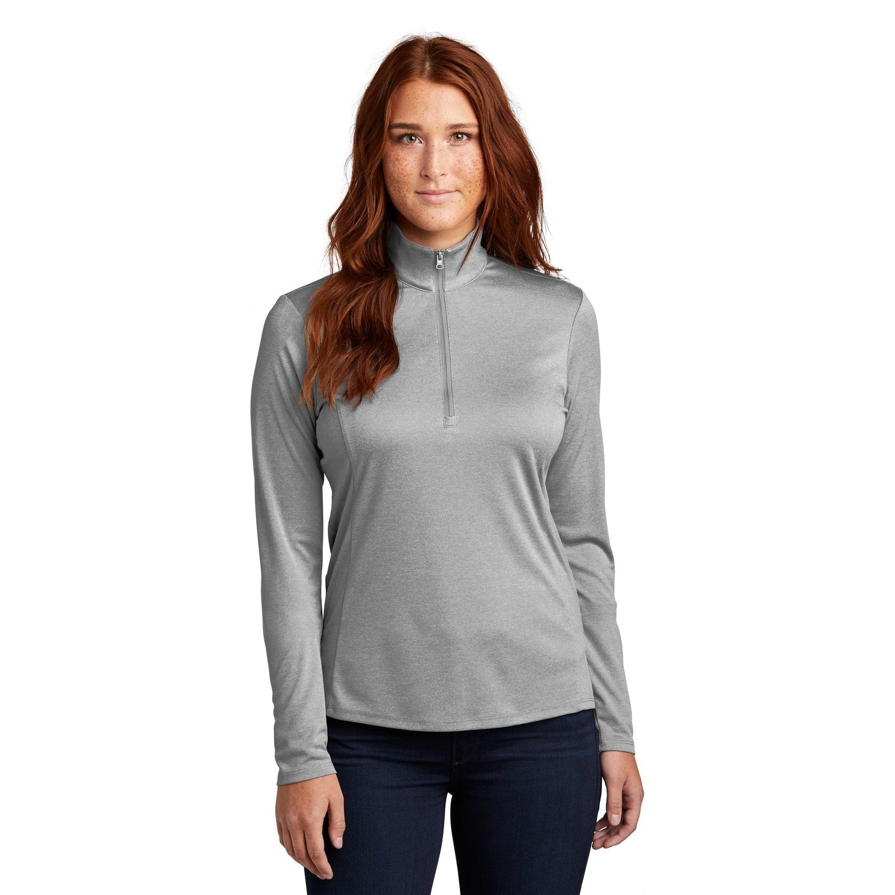 Sport-Tek-Sport-Tek ® Women's Endeavor 1/2-Zip Pullover. LST469-MedTech-4