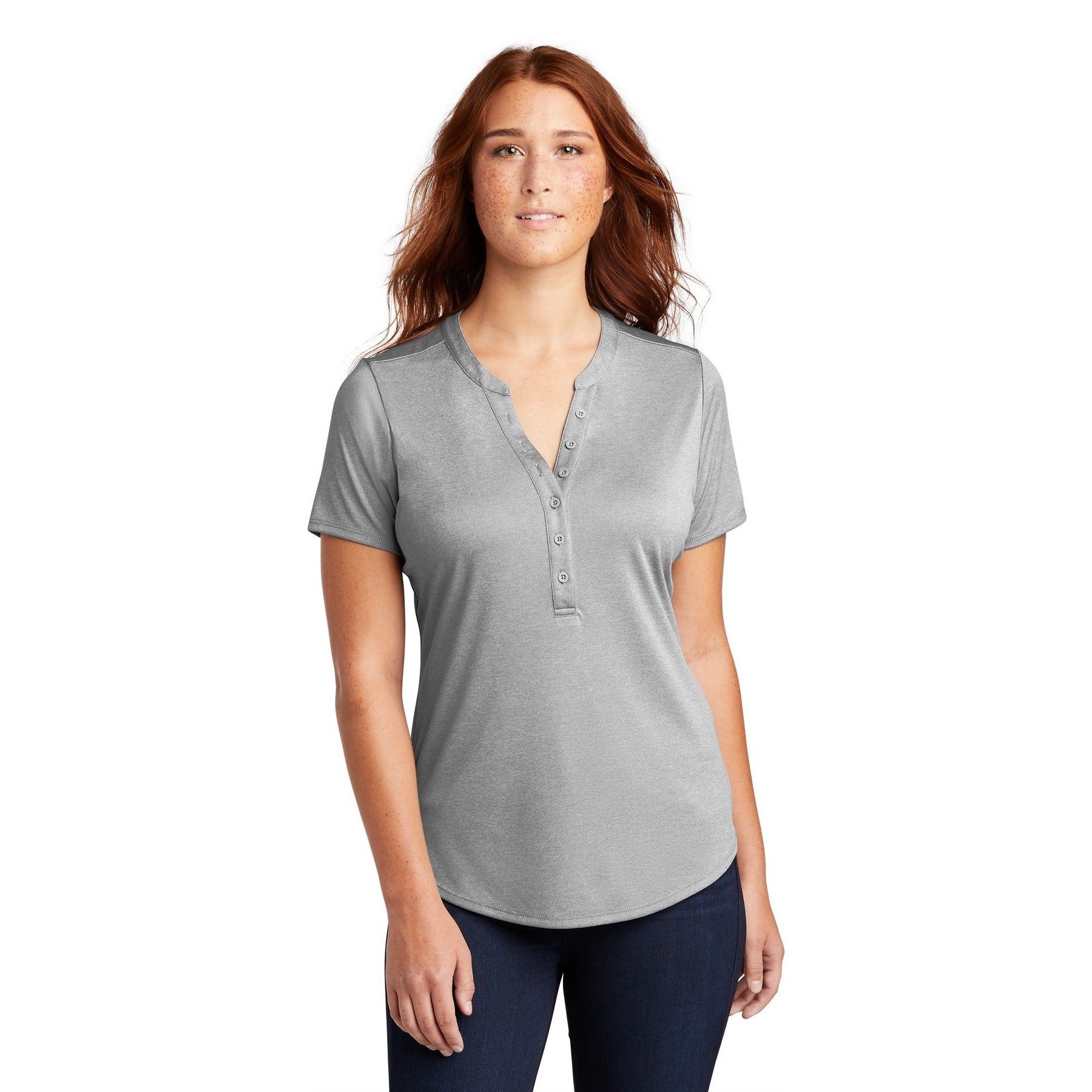 Sport-Tek-Sport-Tek® Women's Endeavor Henley. LST468-MedTech-3
