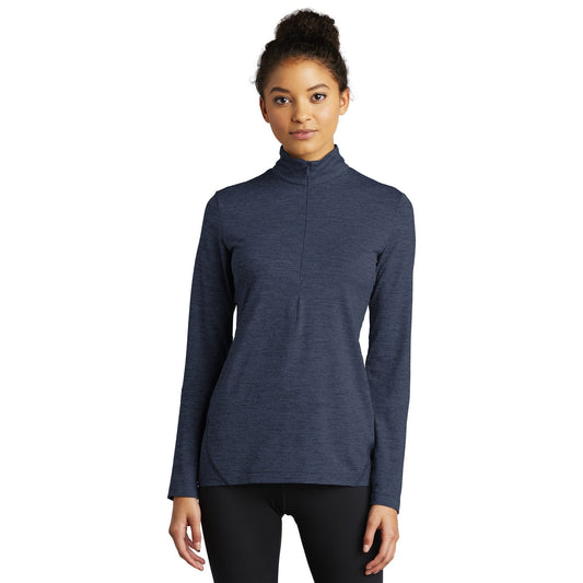 Sport-Tek-Sport-Tek® Women's Exchange 1.5 Long Sleeve 1/2-Zip LST711-MedTech-1