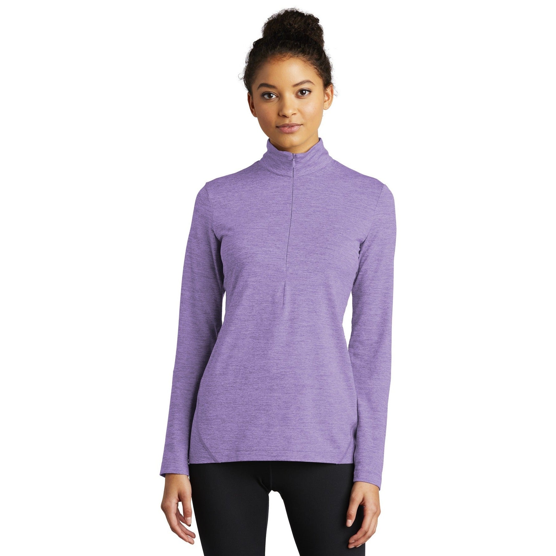 Sport-Tek-Sport-Tek® Women's Exchange 1.5 Long Sleeve 1/2-Zip LST711-MedTech-4