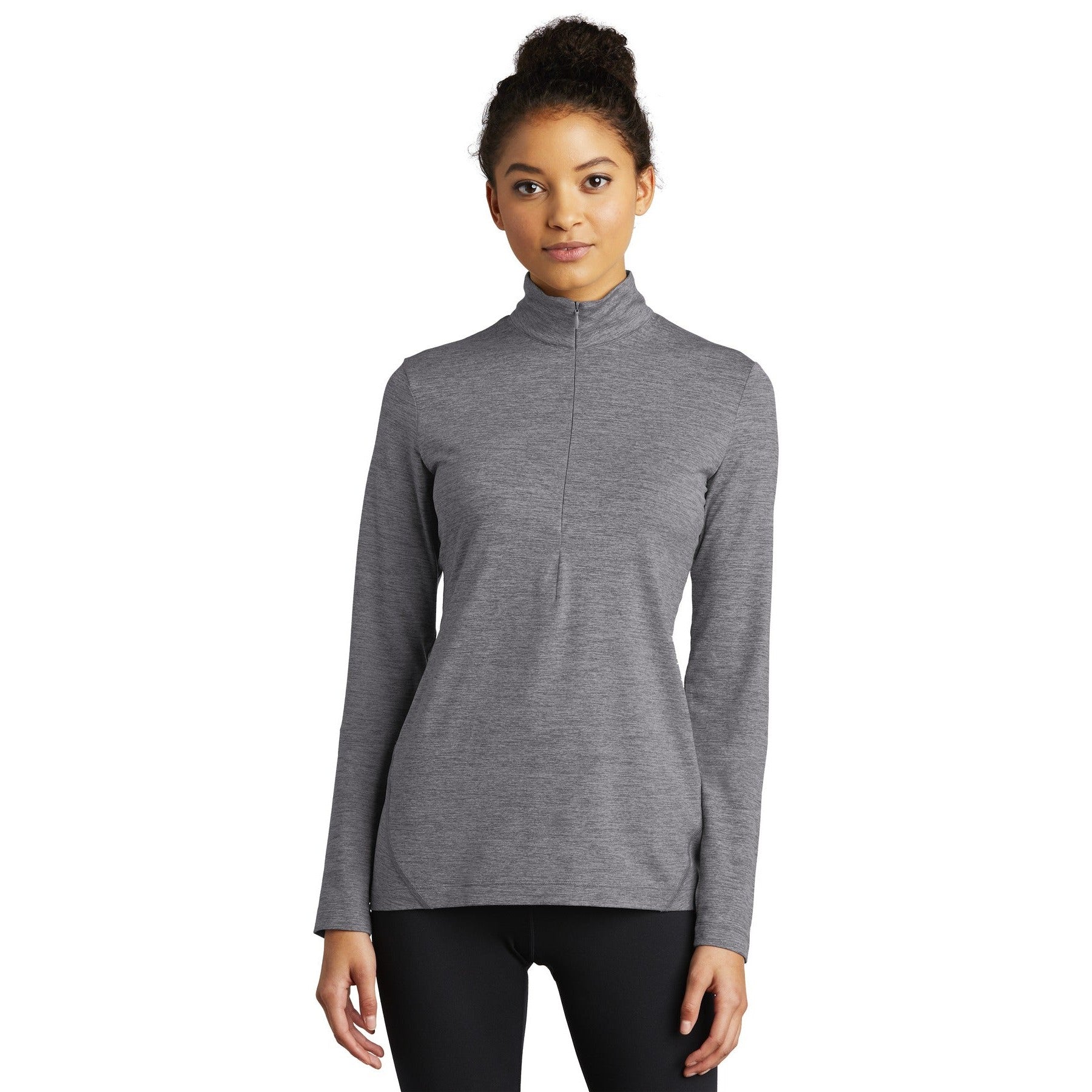Sport-Tek-Sport-Tek® Women's Exchange 1.5 Long Sleeve 1/2-Zip LST711-MedTech-3
